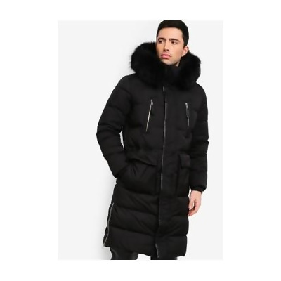 guess long down jacket with hood