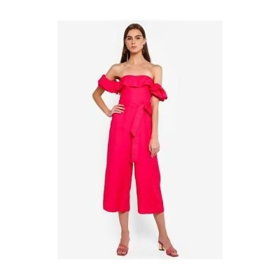 brandy bardot linen jumpsuit