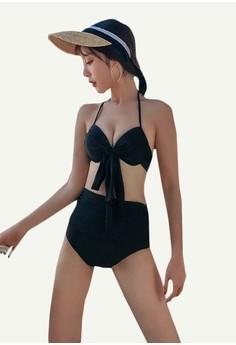 Bc9851 Lady Beachwear Bikini Two Pieces Set Black From Zalora Singapore At Shop Com Sg