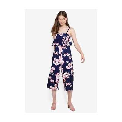 floral culotte jumpsuit