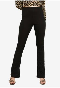 skinny ribbed flares