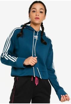 adidas originals bellista cropped hoodie