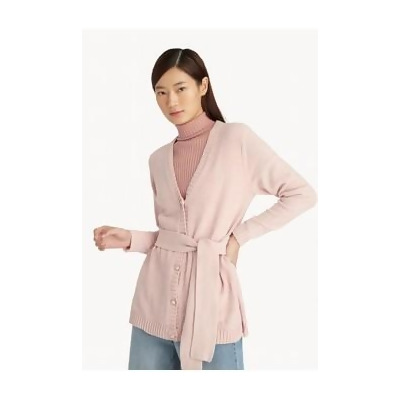 Knitted Waist Tie Cardigan Pink From Zalora Singapore At Shop Com Sg