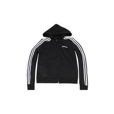 essentials 3 stripes full zip hoodie