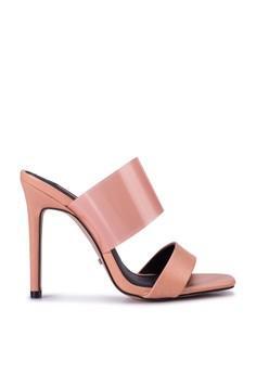 blush pink mules