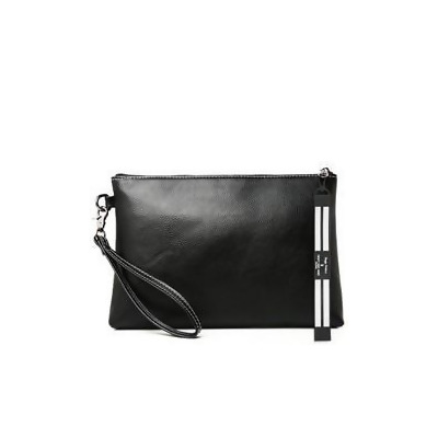 black and white clutch bag