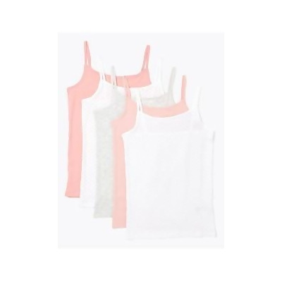 M S 5 Pack Cotton With Stretch Spotty Camisole Vests 2 16 Years From Zalora Singapore At Shop Com Sg