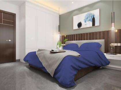 【Morbido Bedding】五星級蕾絲枕套(二入)【Tiffany藍色】 