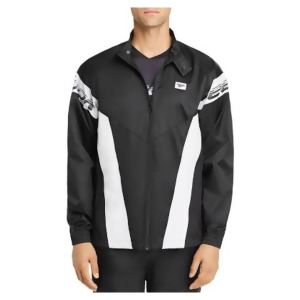 UPC 192613545556 product image for Reebok Mens Black Logo Graphic Zip Up Jacket M - All | upcitemdb.com