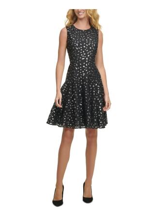 tommy hilfiger black lace dress