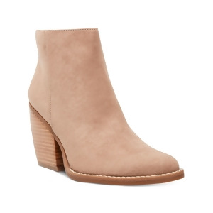 UPC 193625000194 product image for Madden Girl Womens Beige Padded Klick Pointed Toe Block Heel Zip-Up Booties 9 M  | upcitemdb.com