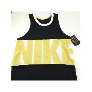 UPC 194501004039 product image for Nike Mens Black Color Block Scoop Neck Classic Fit Moisture Wicking Tank Top Xxl | upcitemdb.com