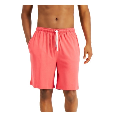 CLUBROOM Intimates Coral Cotton Blend Pocketed Sleep Shorts L 