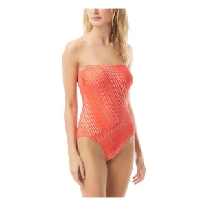 UPC 193144998668 product image for Vince Camuto Swim Women's Red Bandeau One Piece Swimsuit 8 - All | upcitemdb.com