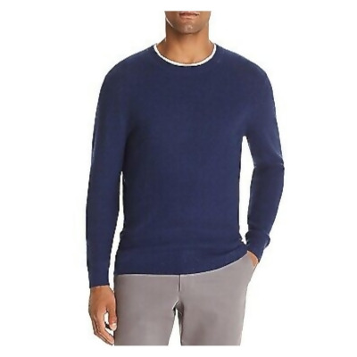 The Mens store Mens Navy Crew Neck Classic Fit Pullover Sweater L 