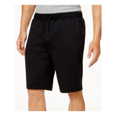 IDEOLOGY Mens Black Relaxed Fit Cotton Shorts M 