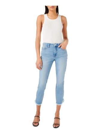 Jen 7 By 7 For All Mankind Womens Blue Pocketed Skinny Jeans 18 