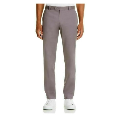The Mens store Mens Gray Heather Classic Fit Wool Blend Pants 38R 