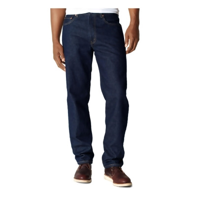 LEVI'S Mens Blue Tapered, Relaxed Fit Denim Jeans 60x32 