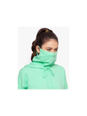 BAM BY BETSY & ADAM Womens Green Stretch Long Sleeve Hoodie Top M 