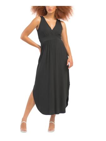 surplice empire waist dress