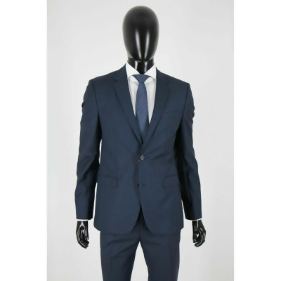 HUGO BOSS Mens Blue Single Breasted, Extra Slim Fit Wool Blend Suit Separate Blazer Jacket 36R 