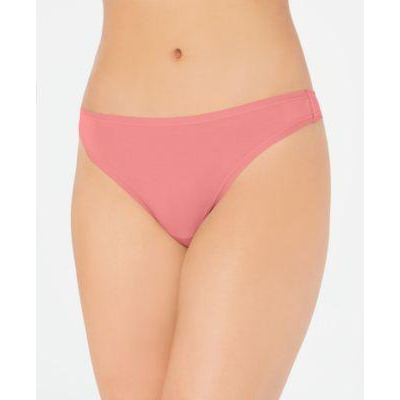 CHARTER CLUB Intimates Coral Solid Everyday Thong Size: L 