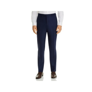 UPC 194000052340 product image for John Varvatos Mens Street Navy Flat Front Stretch Slim Fit Stretch Suit Separate | upcitemdb.com