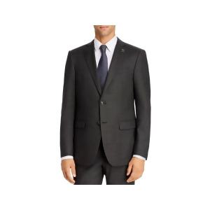 UPC 194000000136 product image for John Varvatos Mens Black Single Breasted, Slim Fit Wool Blend Suit Separate Blaz | upcitemdb.com