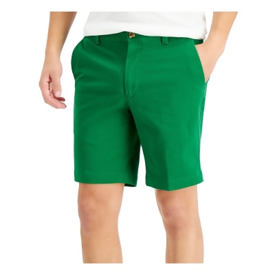 CLUBROOM Mens Green Shorts 32 Waist 