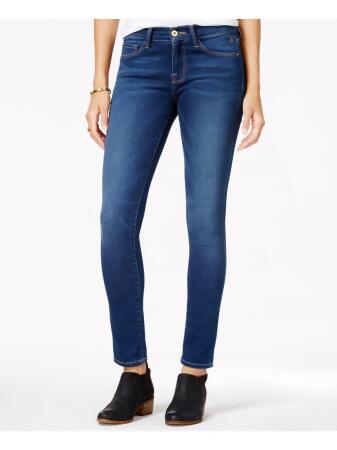 TOMMY HILFIGER Womens Blue Skinny Jeans 2 