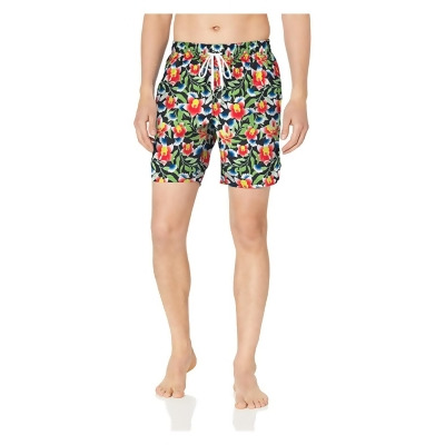 2(X)IST Mens Catalina Red Drawstring, Floral Quick-Dry Shorts M 