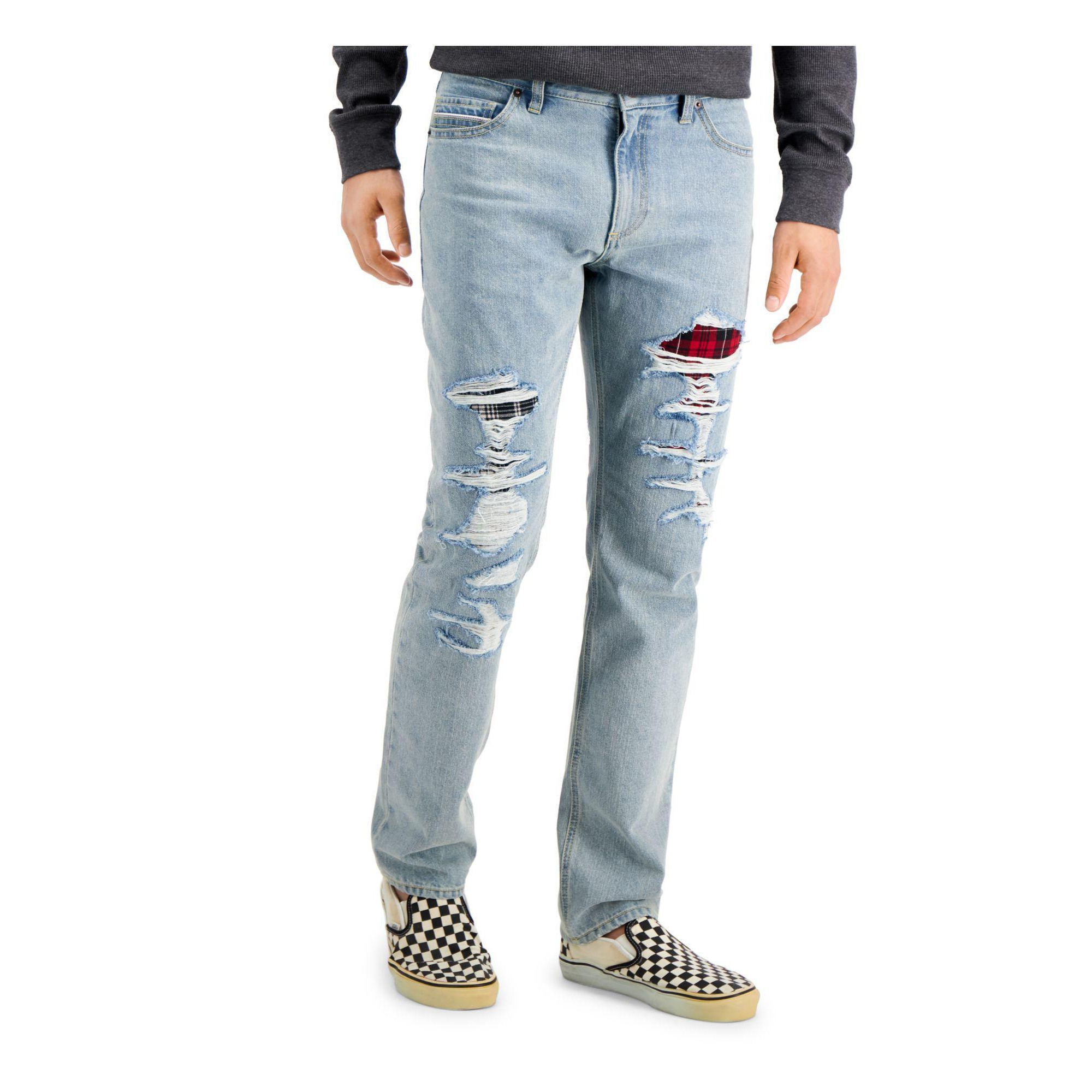 Buy Light Grey Straight Fit Mens Jeans Online