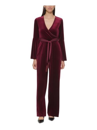 Calvin klein hot sale velvet jumpsuit