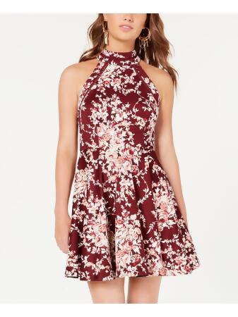 B darlin burgundy clearance dress