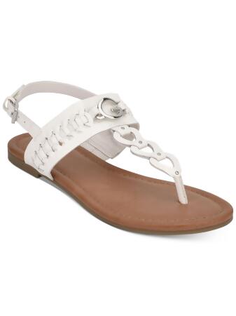 GBG Los Angeles Solid Tan Ivory Sandals Size 8 - 57% off | ThredUp