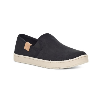 UGG Womens Black Goring Removable Insole Cushioned Luciah Round Toe Platform Slip On Sneakers 9.5 