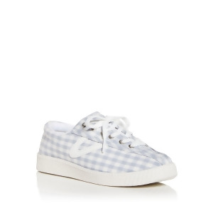 UPC 196064100807 product image for Tretorn Womens White Gingham Antimicrobial Comfort Breathable Nylite Round Toe P | upcitemdb.com