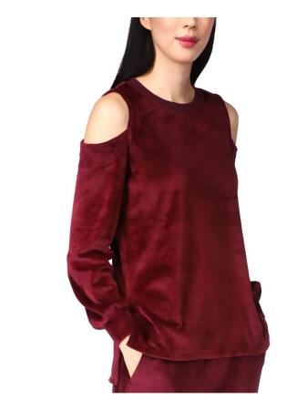 Maroon cold 2024 shoulder top