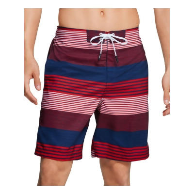 SPEEDO Mens Red Lined Shorts L 