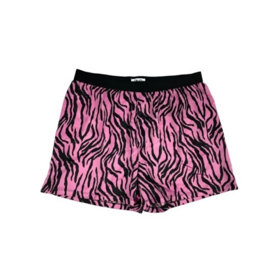 INC Intimates Pink Animal Print Boy Short Underwear L 