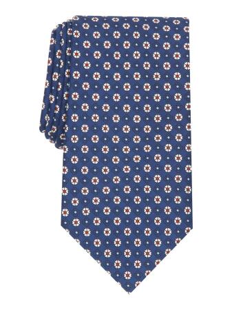 CLUBROOM Mens Navy Neat Slim Neck Tie メンズ - ネクタイ