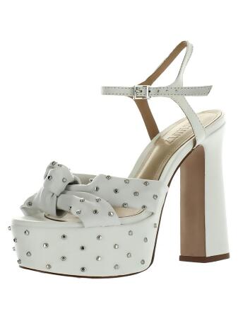 話題の行列 SCHUTZ Womens White 1-1/2 Platform Bethina Almond