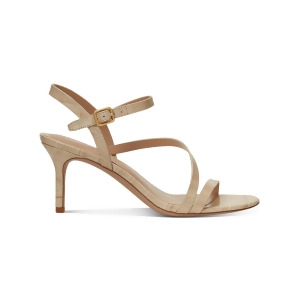 UPC 195167357101 product image for Lauren Ralph Lauren Womens Beige Croc Padded Asymmetrical Adjustable Strap Ankle | upcitemdb.com