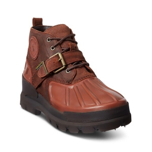 UPC 195167163313 product image for Polo Ralph Lauren Mens Brown Traction Water Resistant Comfort Oslo Round Toe Wed | upcitemdb.com