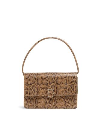 LOEFFLER RANDALL Women s Beige Katalina Crocodile Print Single Strap Shoulder Bag