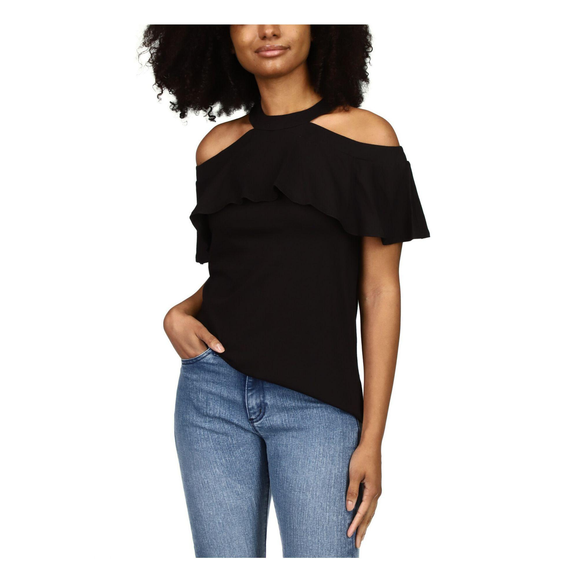 Michael kors flounce top Clearance
