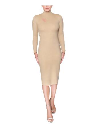 Shop Beige Waist Cut Out Dress for Women