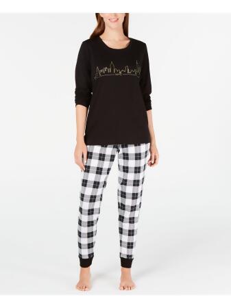 Plain best sale black pjs