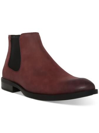 メデン MADDEN Mens Burgundy Cushioned Goring Maxxin Round Toe